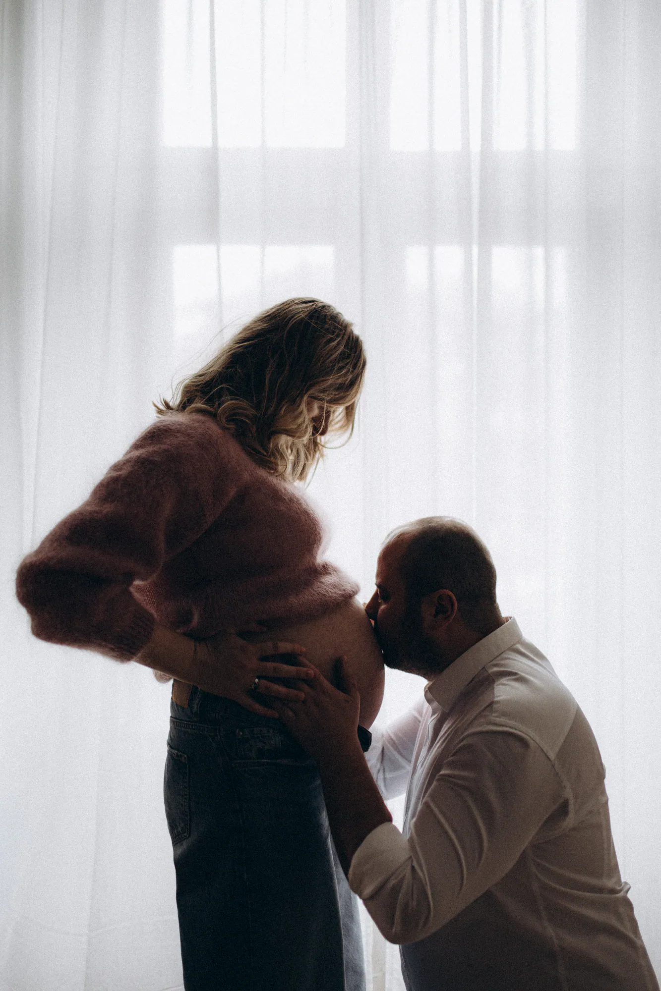 Kinga i Mateusz - sesja ciążowa w studio, kadr 25